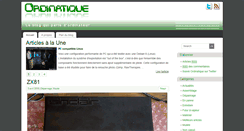 Desktop Screenshot of ordinatique.com