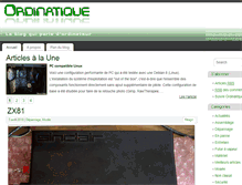 Tablet Screenshot of ordinatique.com